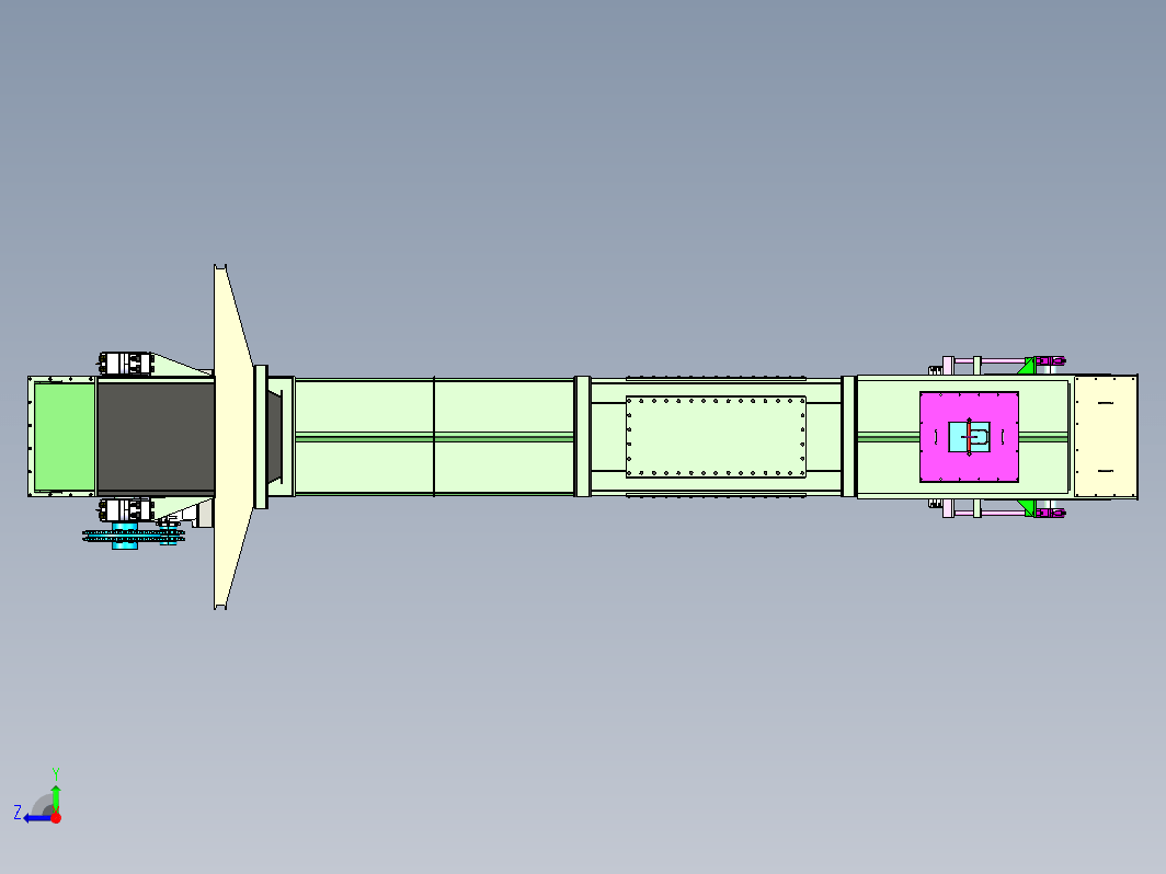 斗式提升机模型sw设计图