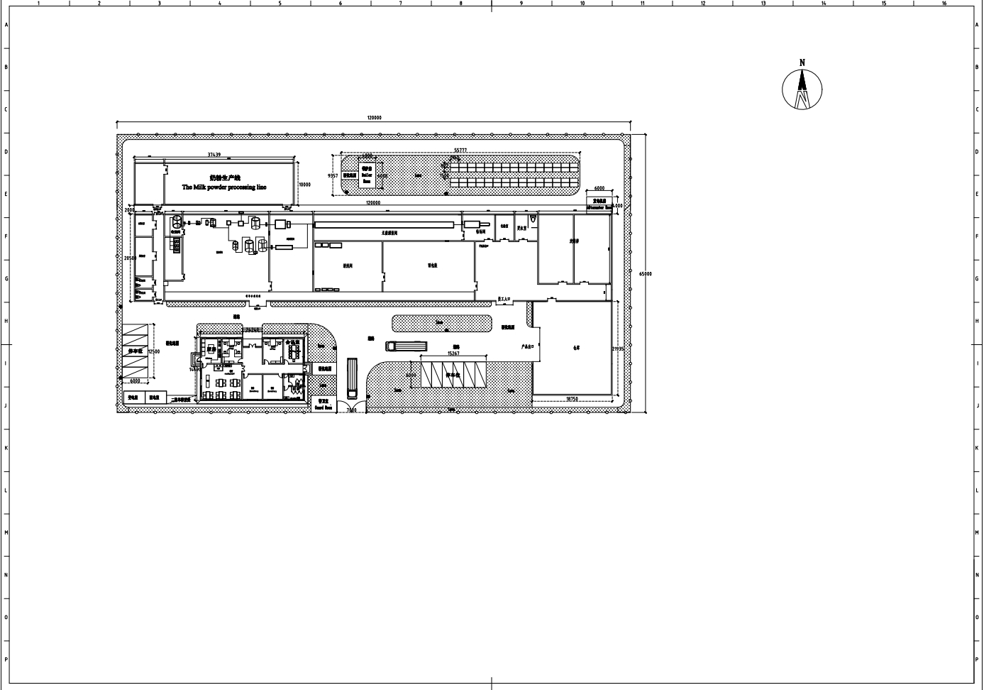 牛奶厂房布局图