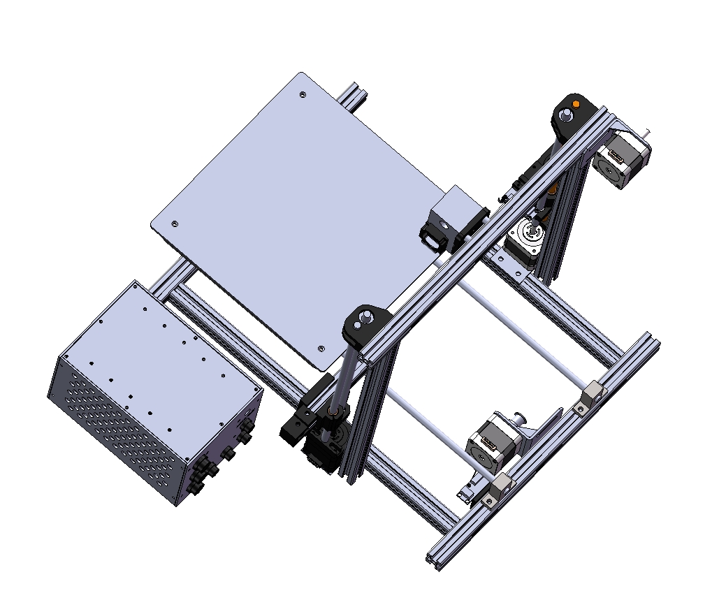 3D打印机三维SW2022带参