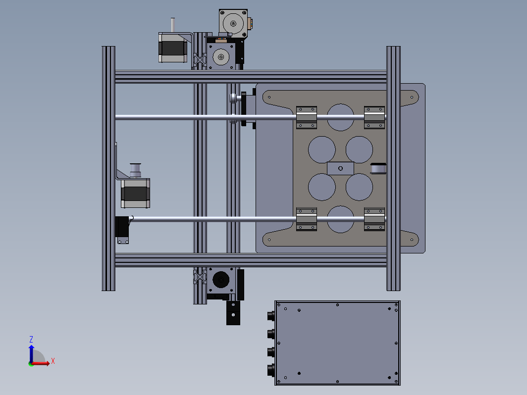 3D打印机三维SW2022带参