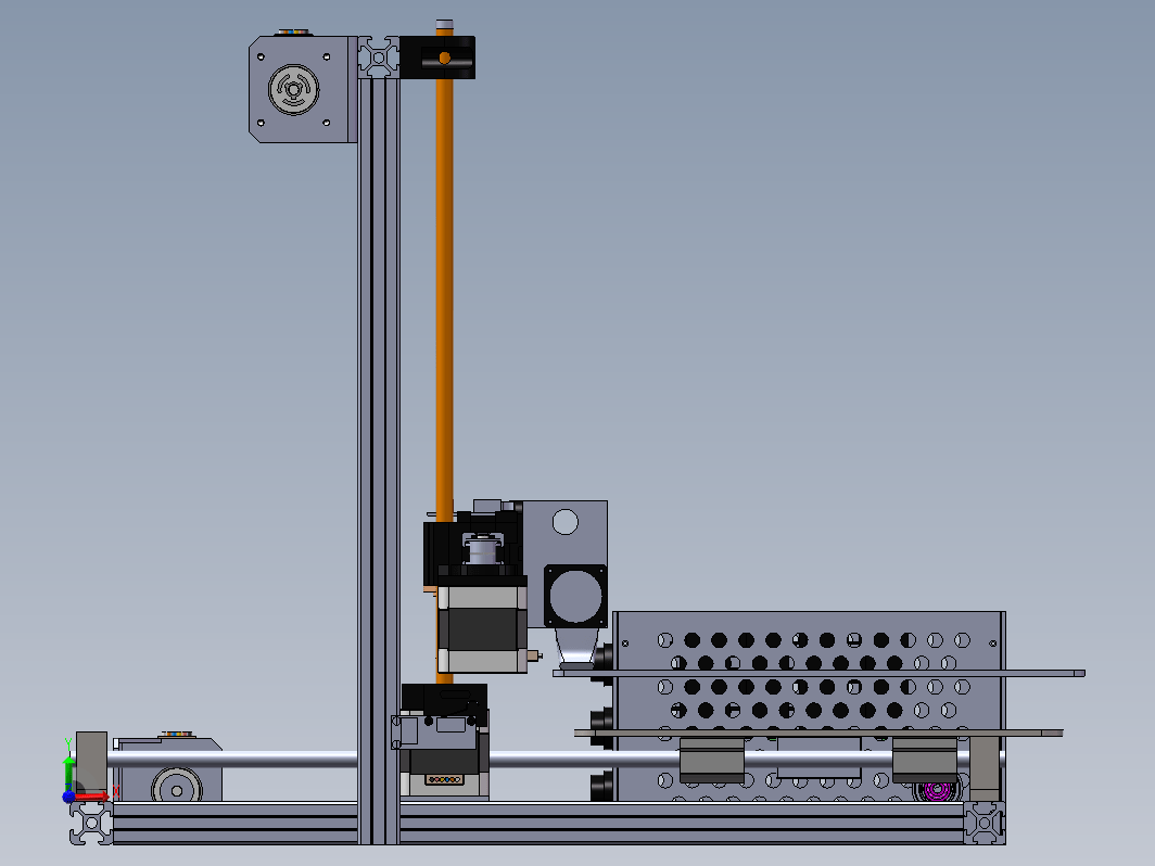 3D打印机三维SW2022带参