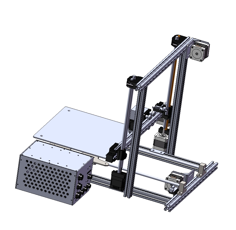 3D打印机三维SW2022带参