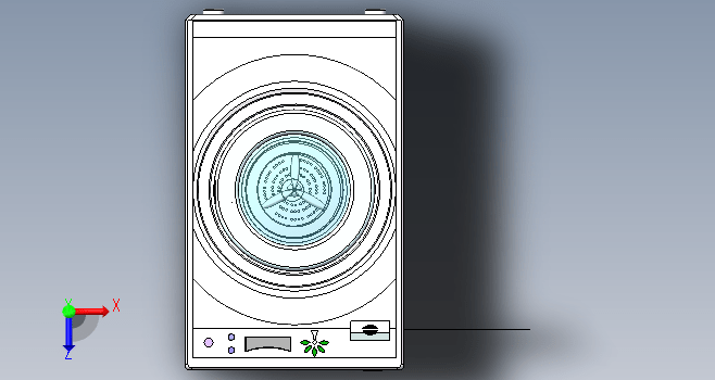 新型洗衣机设计三维SW2014带参+说明