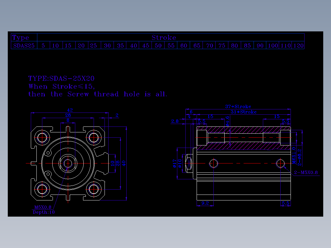 SDA气缸 83-SDA-25-SN