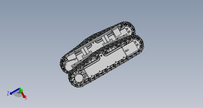 履带底盘模型图
