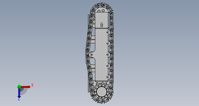履带底盘模型图
