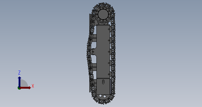 履带底盘模型图