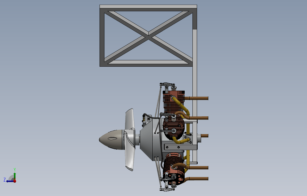 星型发动机5缸-cylinder-radial-engine--1.snapshot.18