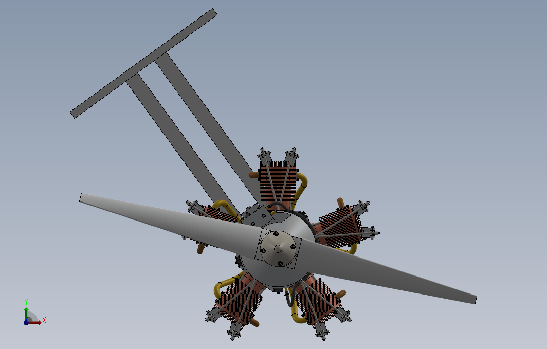 星型发动机5缸-cylinder-radial-engine--1.snapshot.18