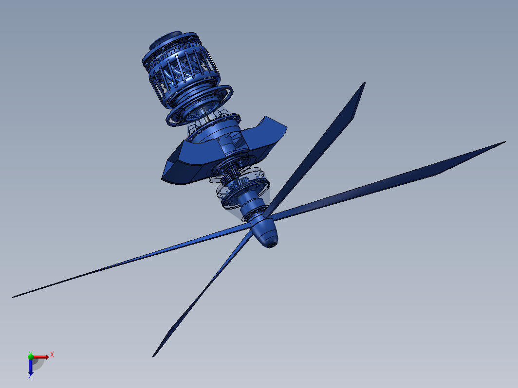 涡轮螺旋桨发动机主减速器的设计三维SW2012参+CAD+说明书