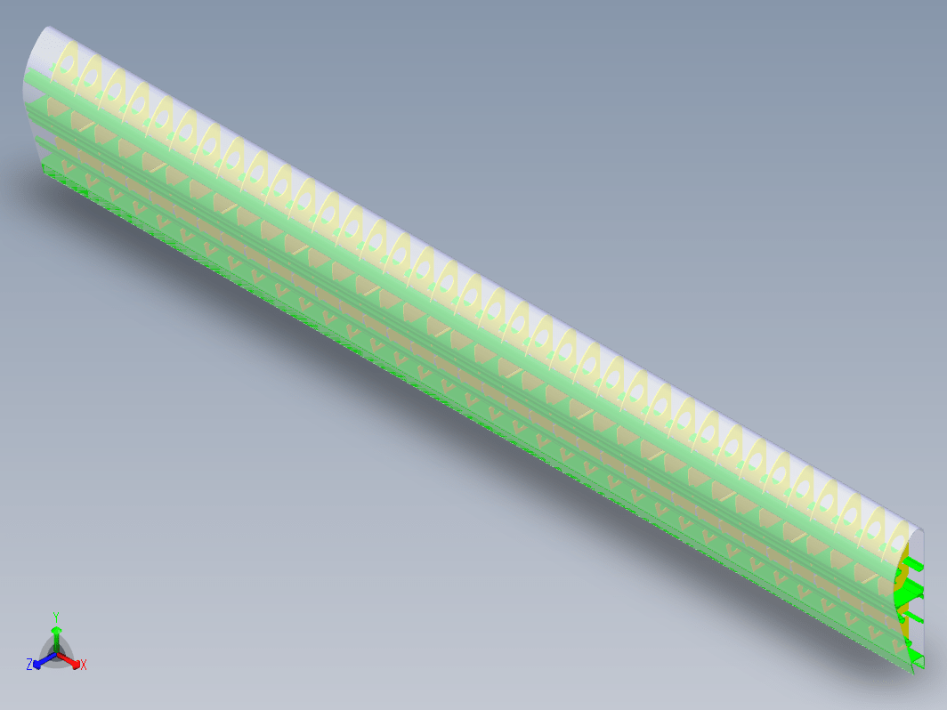 CATIA飞机机翼结构模型