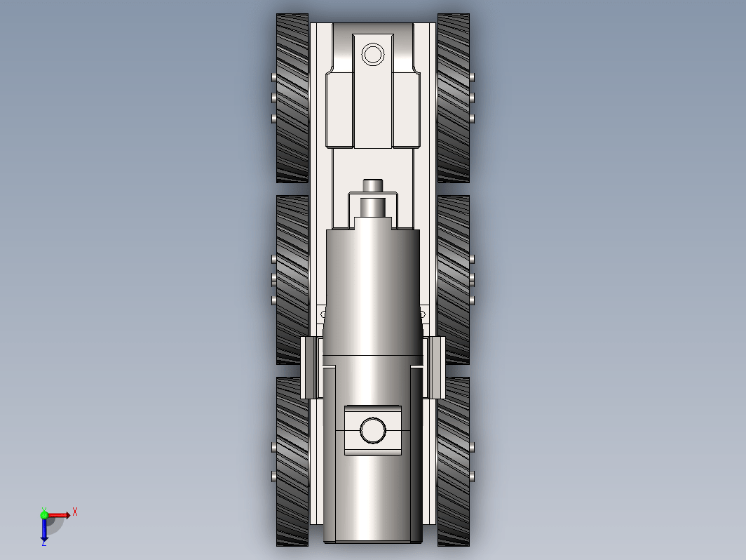 管道探伤机器人CAD+三维+说明书