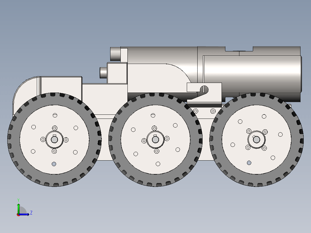 管道探伤机器人CAD+三维+说明书