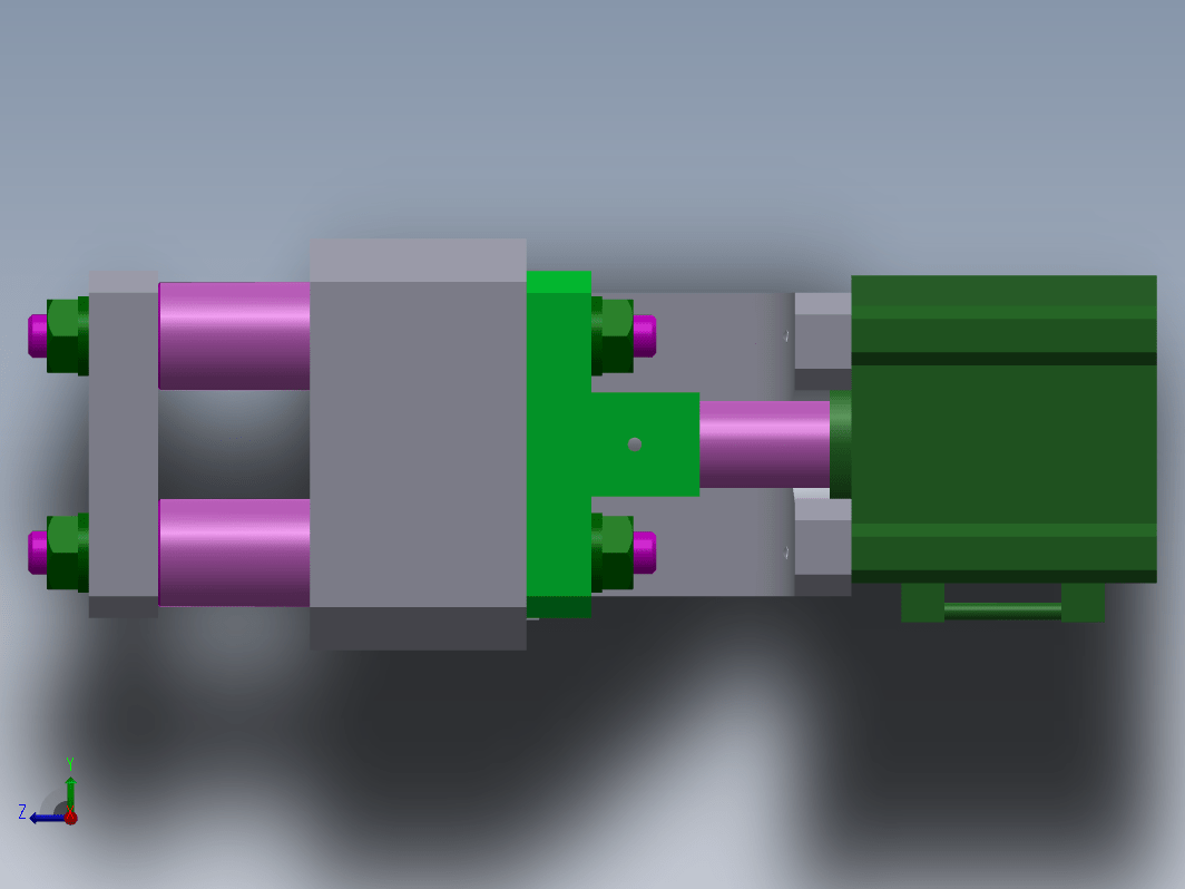 solidworks起重机油缸