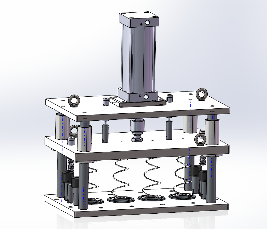 锥度弹簧弹簧定型机强压机4工位立式