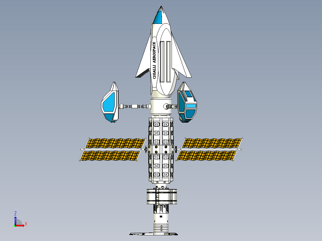 spacecraft-10航天器宇宙飞船模型