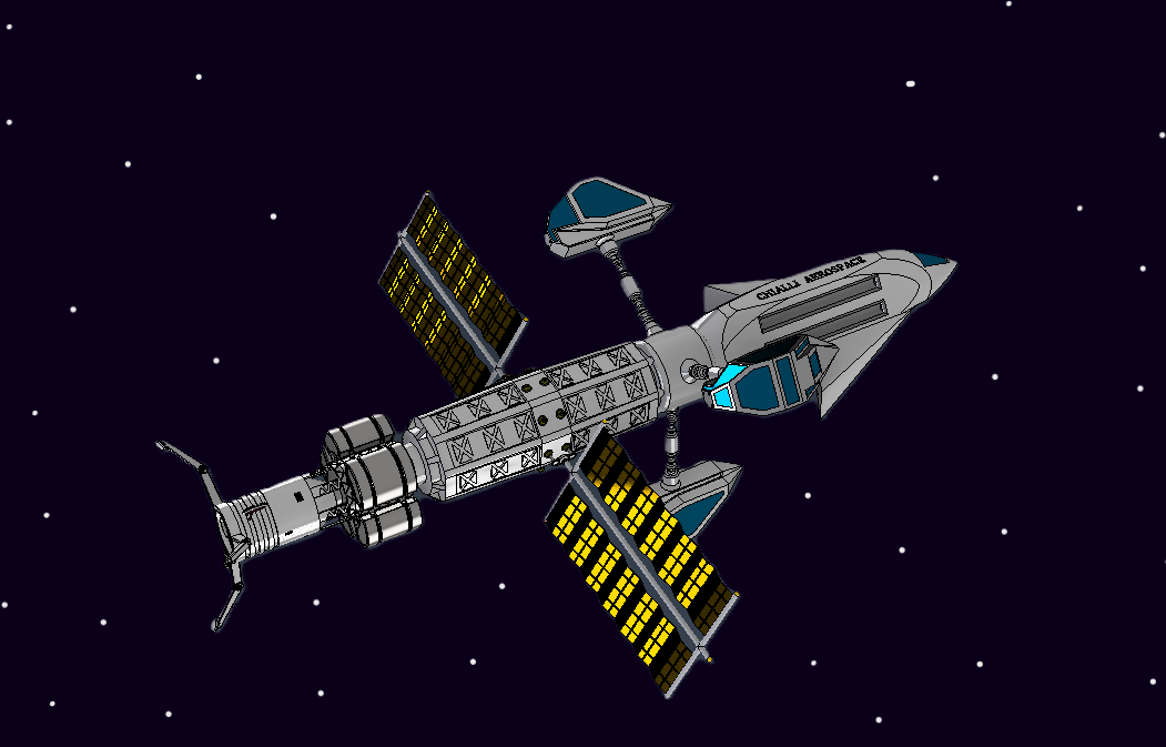 spacecraft-10航天器宇宙飞船模型