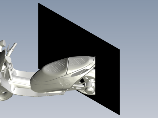 电动摩托车AutoCAD 3D图纸缩略图