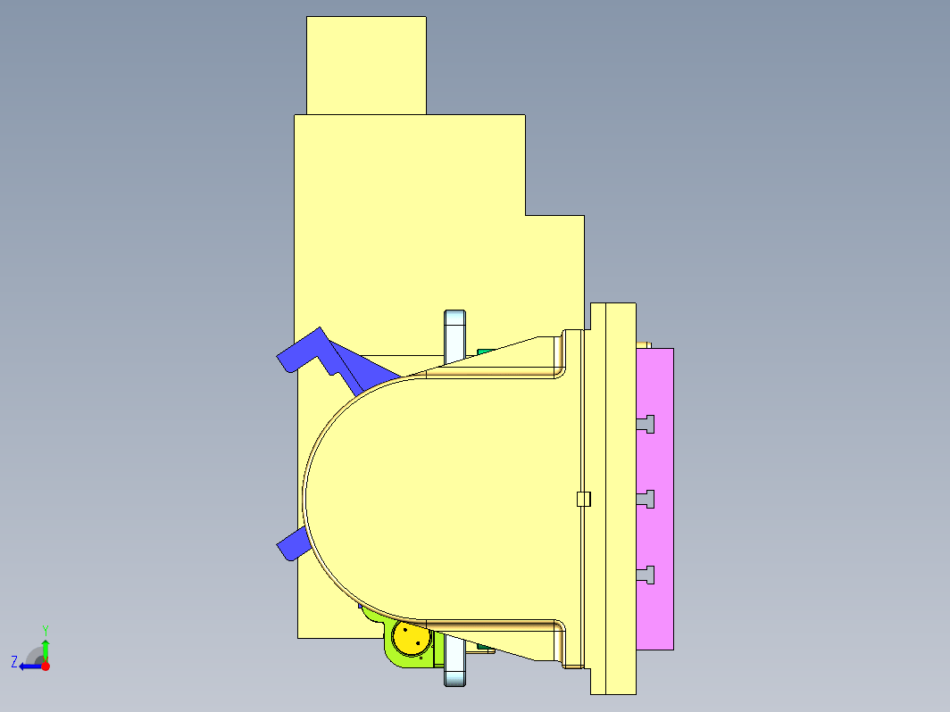 筒杆钻孔零点液压夹具