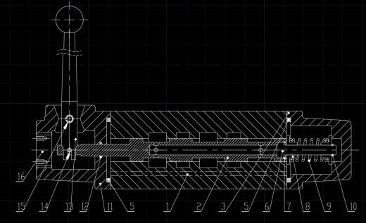 三位四通手动换向阀三维SW2016带参+CAD+说明缩略图