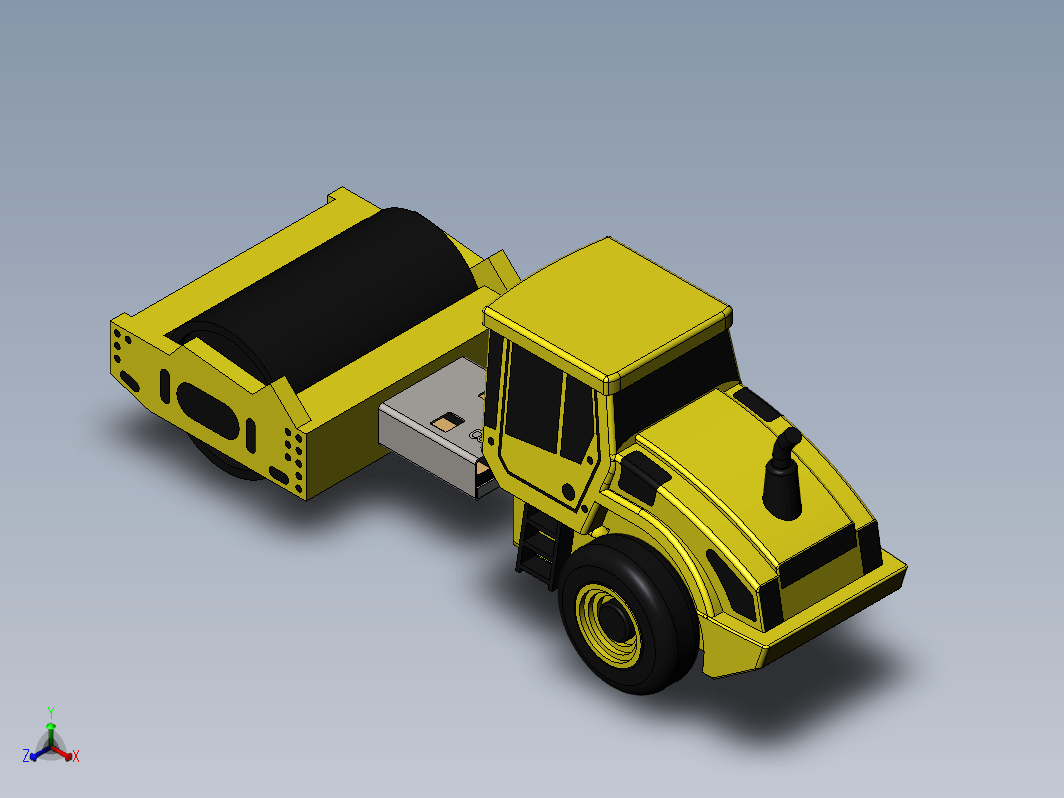 压路机造型U盘