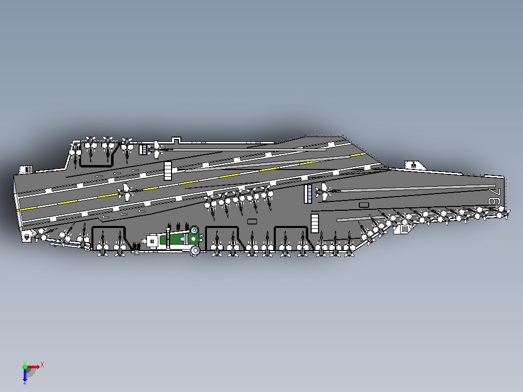 里根号航空母舰CVN-76航母