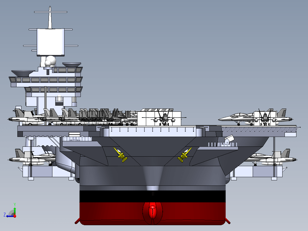 里根号航空母舰CVN-76航母