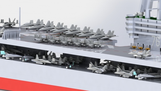 里根号航空母舰CVN-76航母缩略图