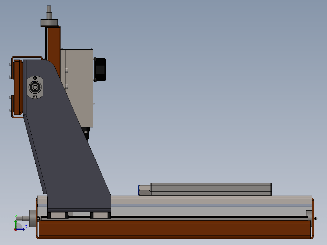 雕刻机3D数模图纸600x500