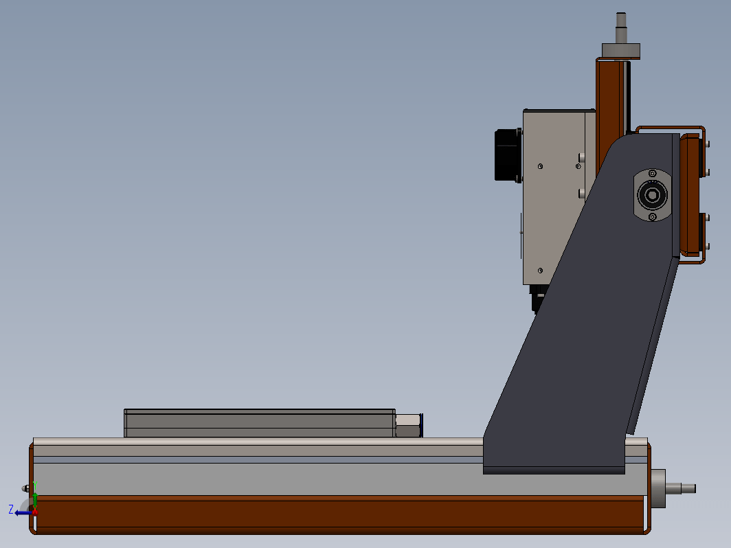 雕刻机3D数模图纸600x500