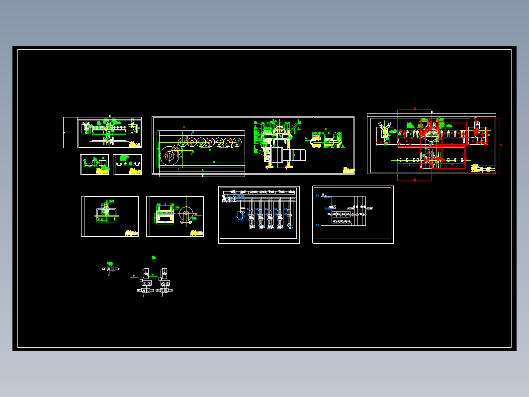 组合机床铣边机 CAD+说明书