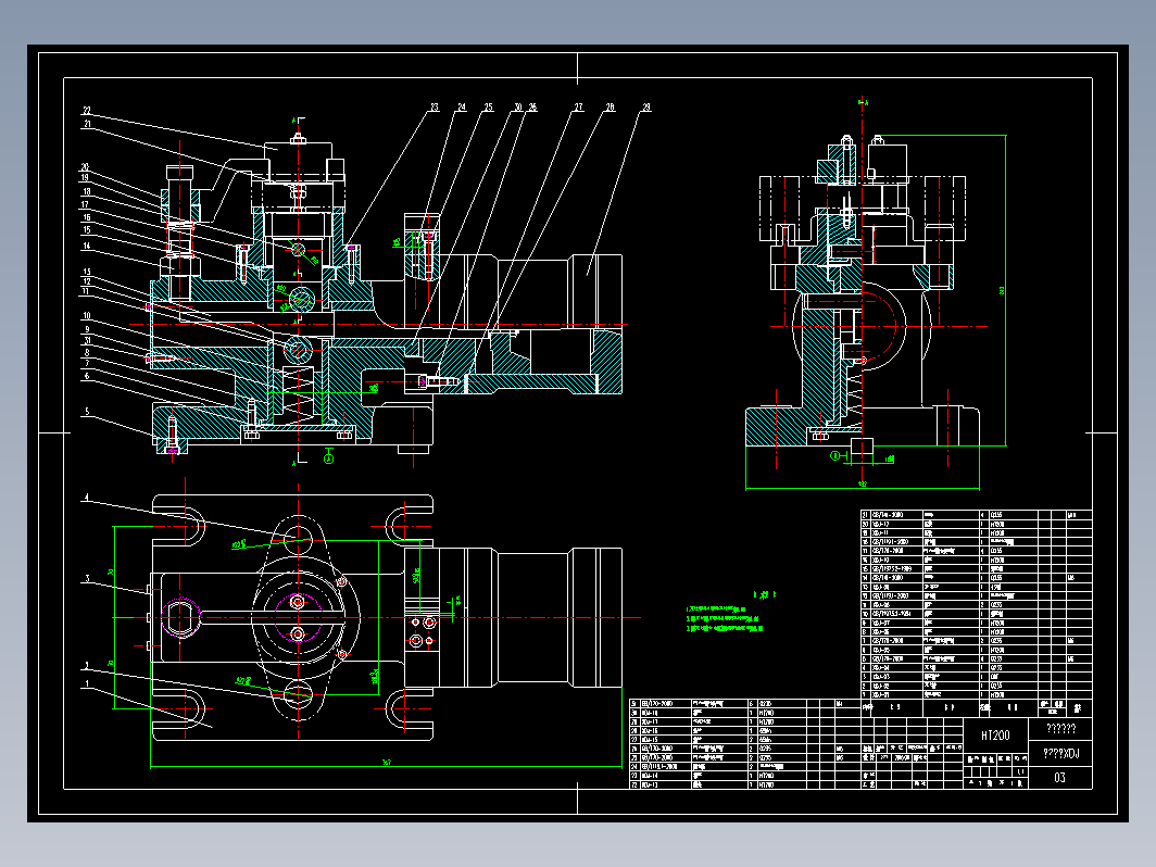 铣断夹具CAD+说明书