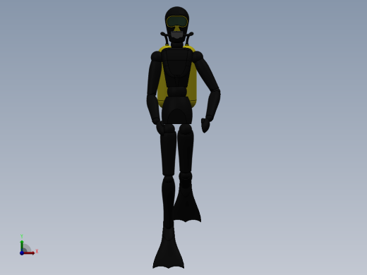 SOLIDWORKS潜水员三维SW2010带参缩略图