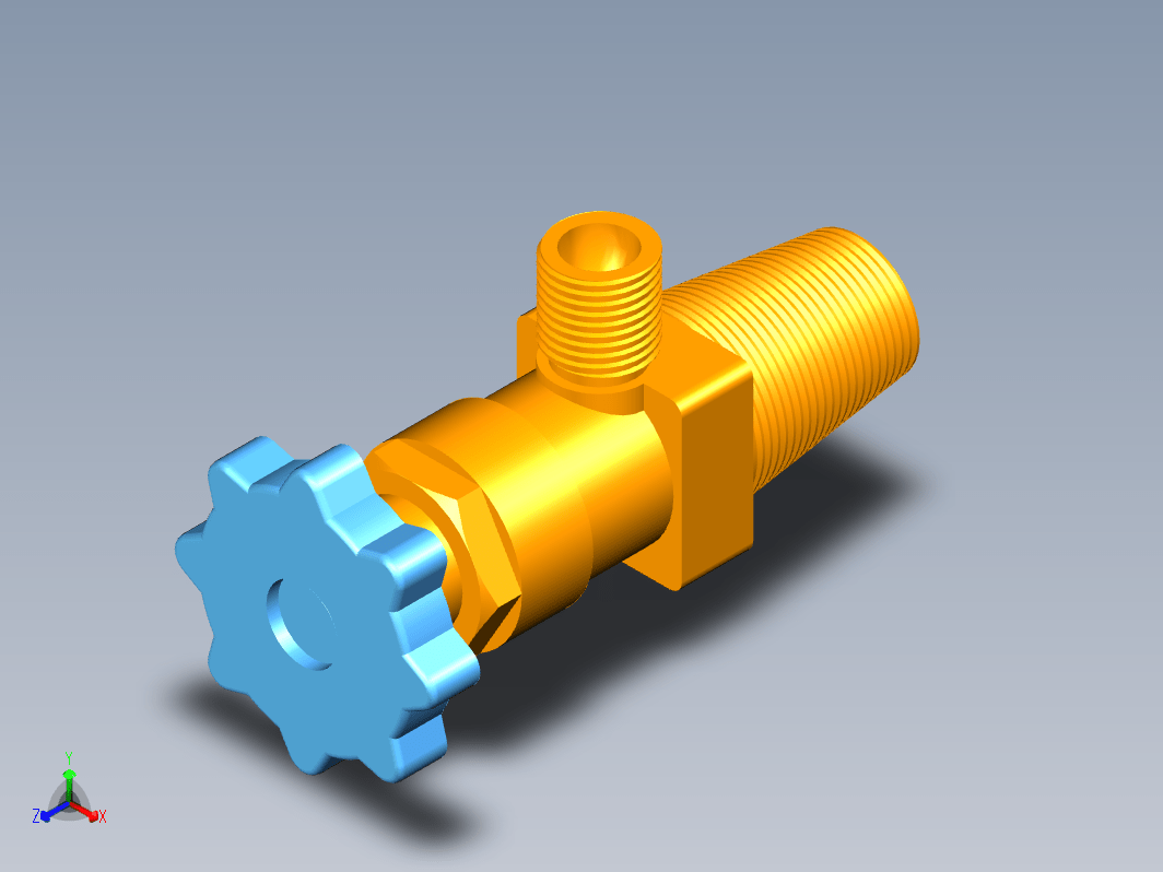 氢气阀门QF-30A 三维UG11.0带参+