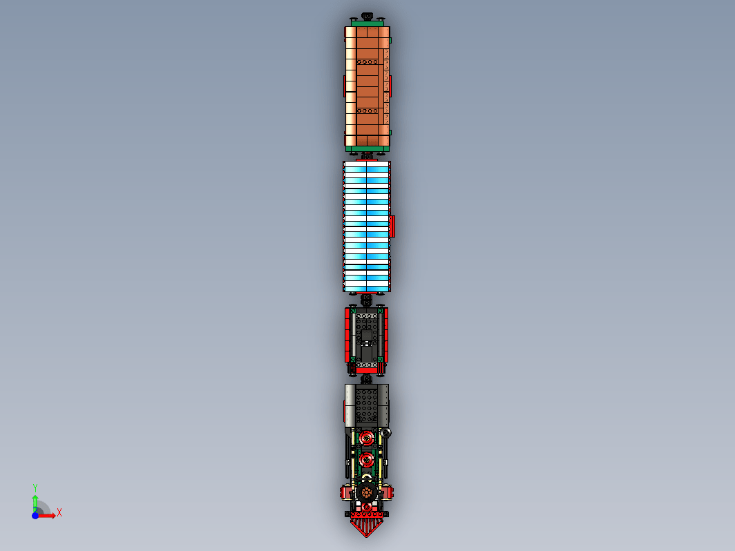 迪士尼火车拼装玩具模型