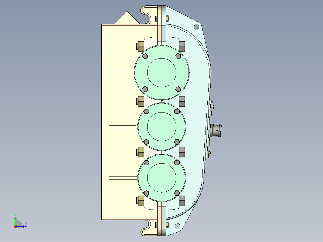 二级齿轮减速器及其运动仿真 装配，爆炸动画+CAD