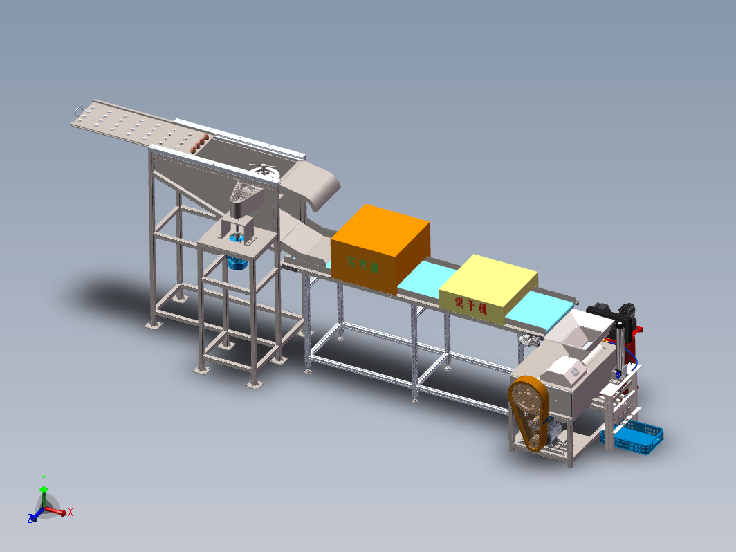 一种腰果剥壳机设计三维SW2019带参+CAD+说明书