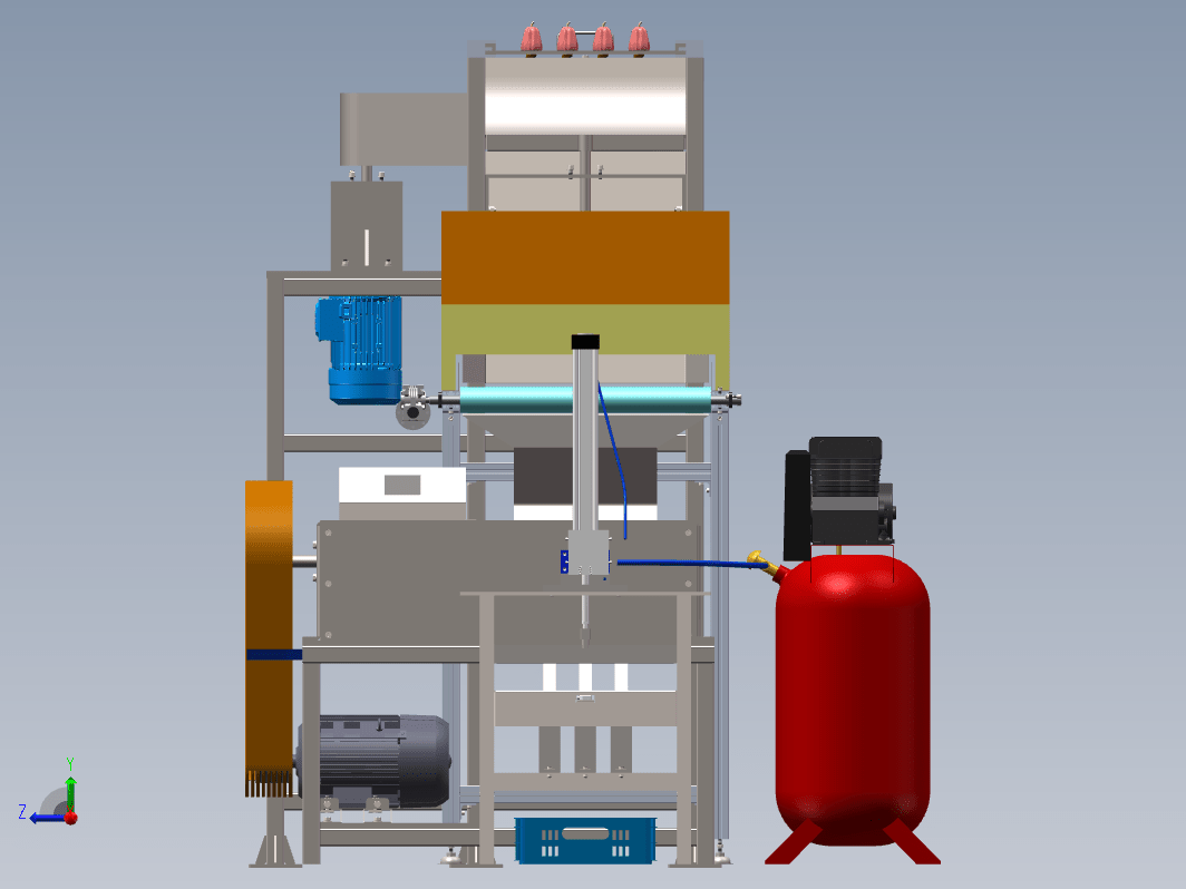 一种腰果剥壳机设计三维SW2019带参+CAD+说明书