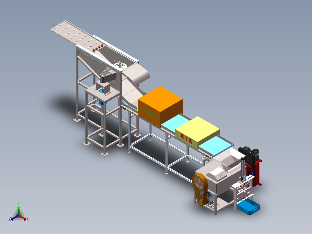 一种腰果剥壳机设计三维SW2019带参+CAD+说明书