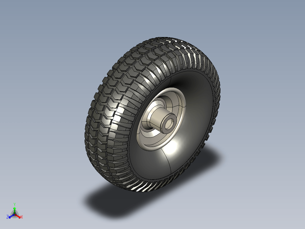 简单轮盘轮胎设计
