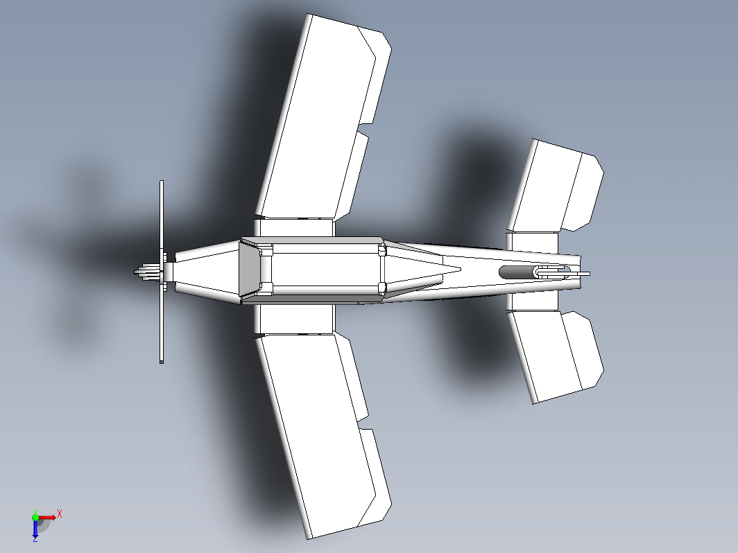 N87AJ纸板飞机模型