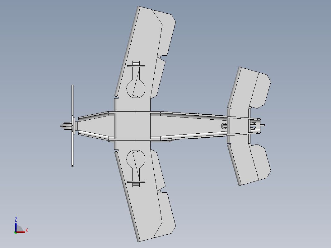 N87AJ纸板飞机模型