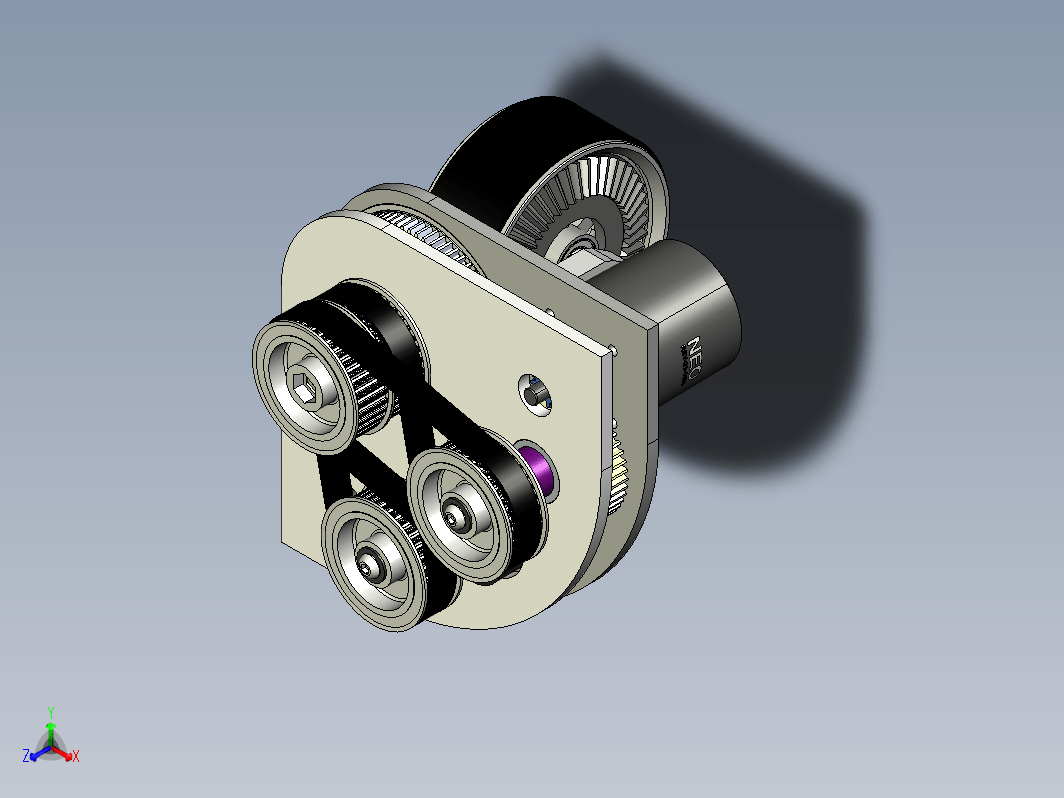 3 Motor Swerve电机转向机构