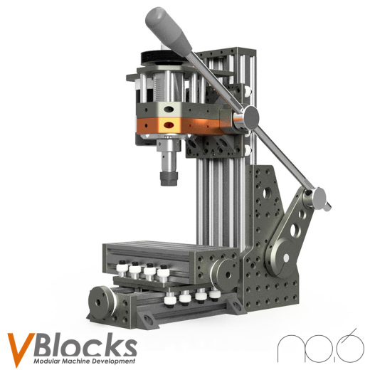 VBlocks迷你钻床结构缩略图
