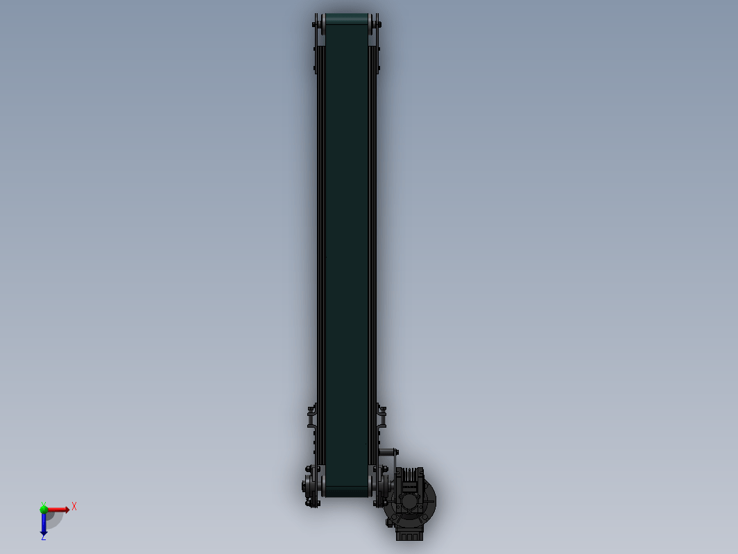 1.2米X0.11米带式输送机构