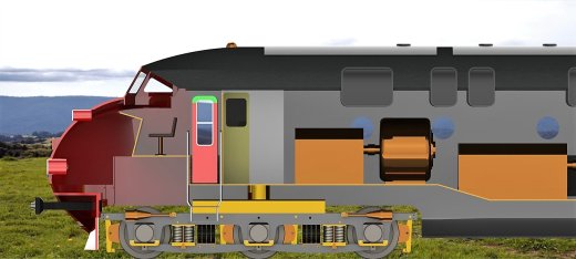 荷兰铁路欧洲快车模型3D图纸 Solidworks设计 附工程图缩略图