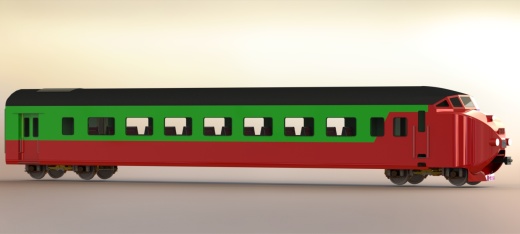 荷兰铁路欧洲快车模型3D图纸 Solidworks设计 附工程图缩略图