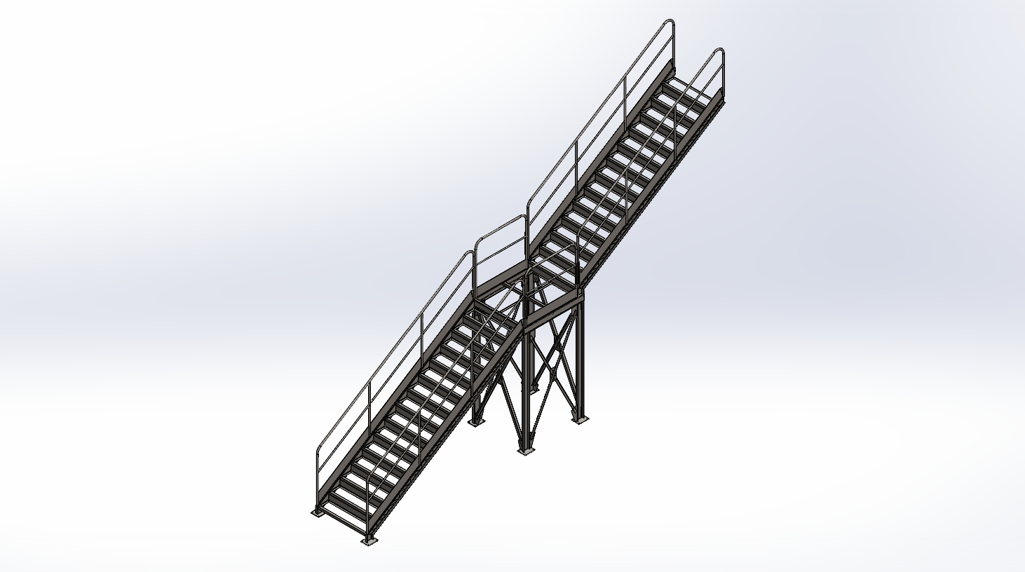 钢结构长楼梯