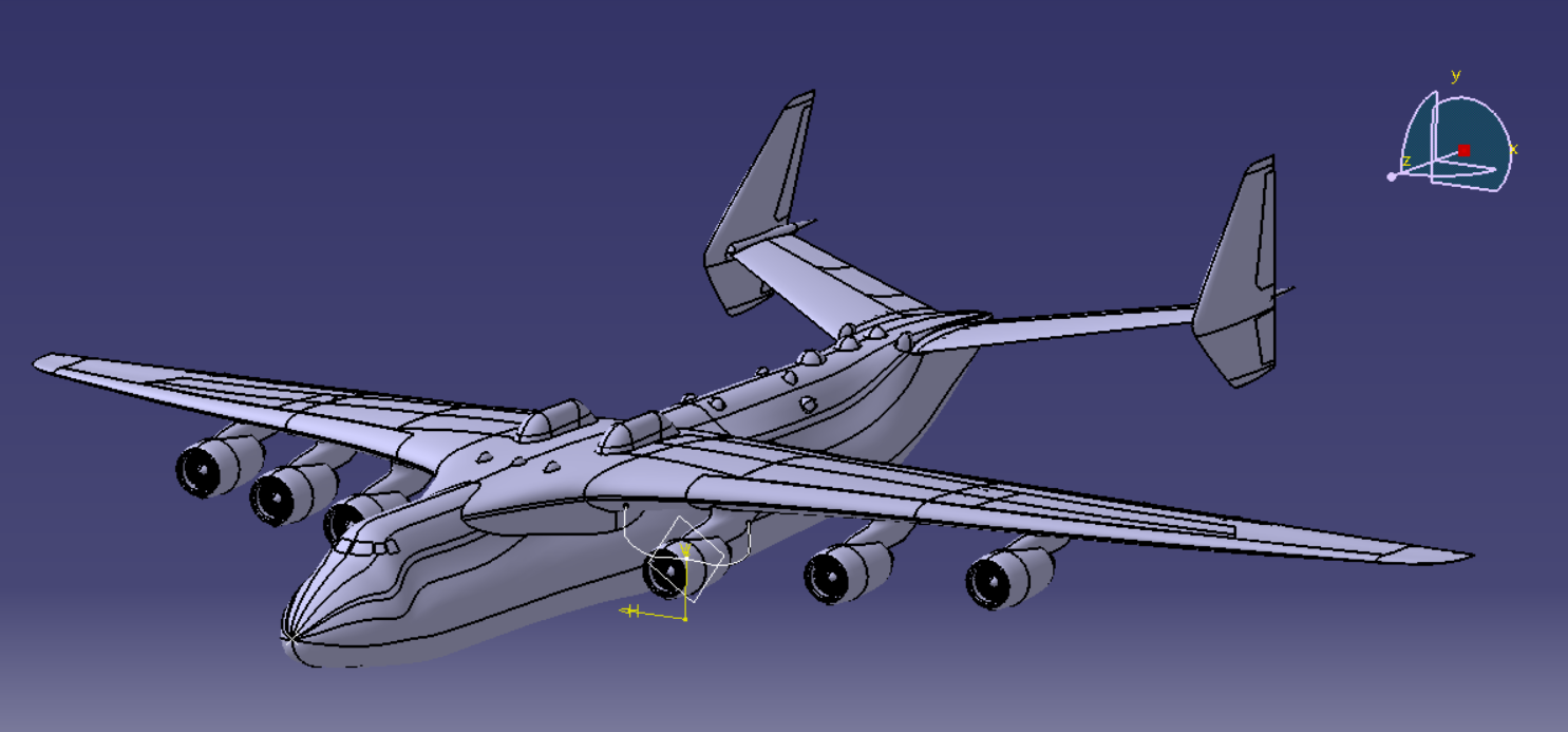 安-225 Antonov运输机飞行