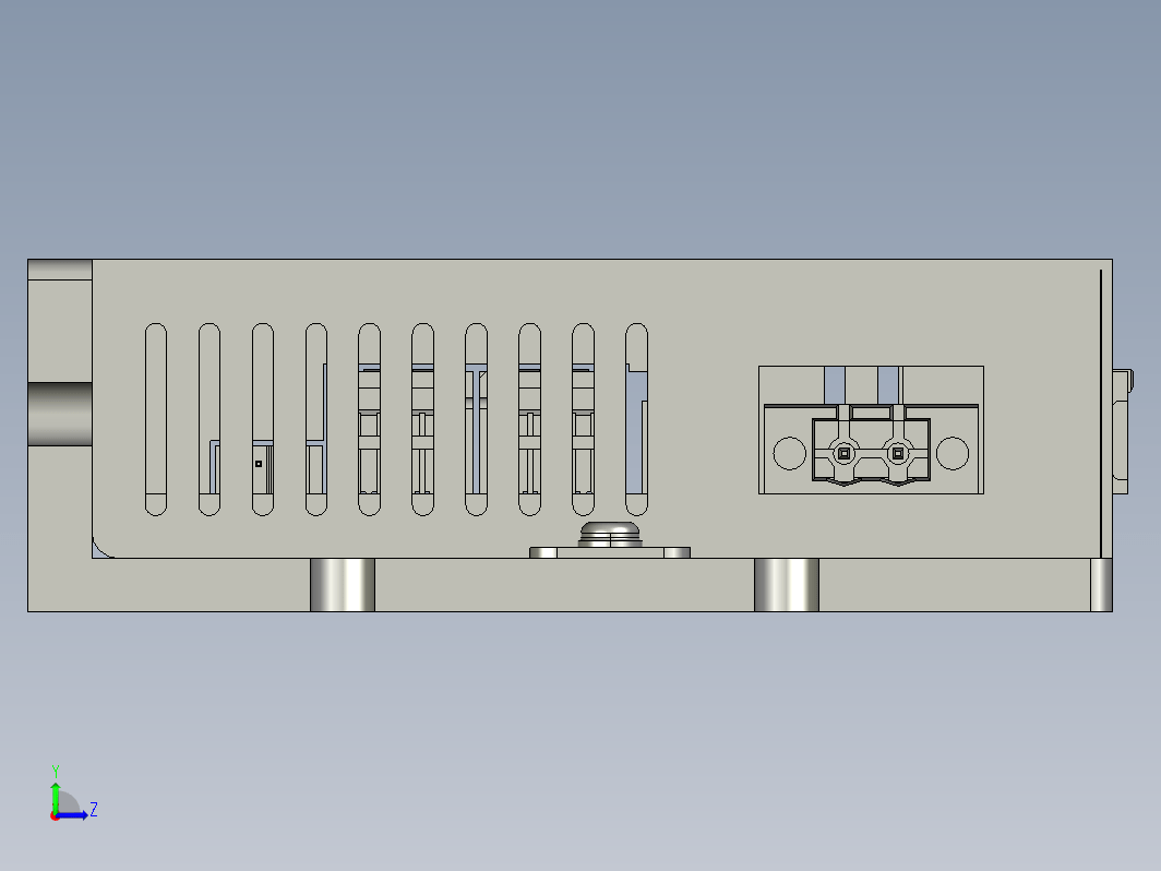 雷赛LD2-RS系列驱动器3D图纸